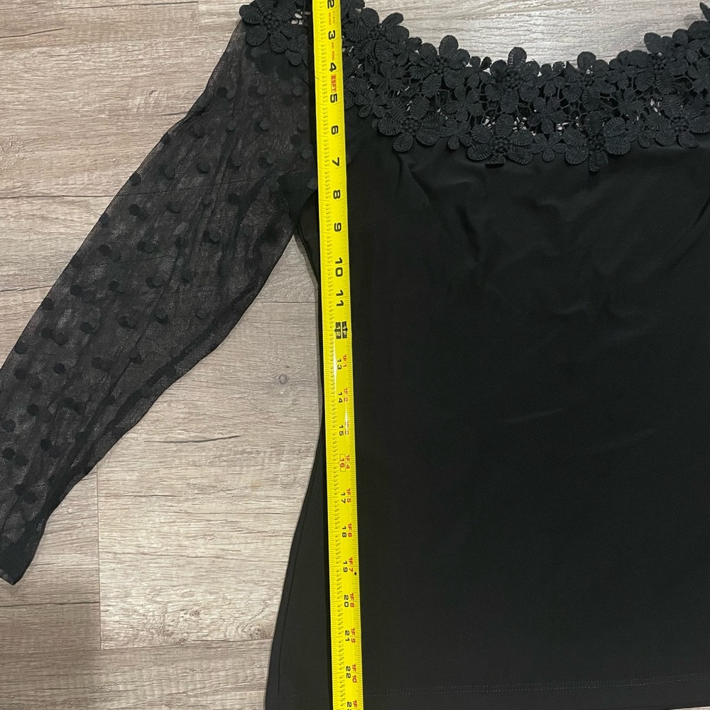 VENUS Black Off the Shoulder Top - Picture 3 of 5